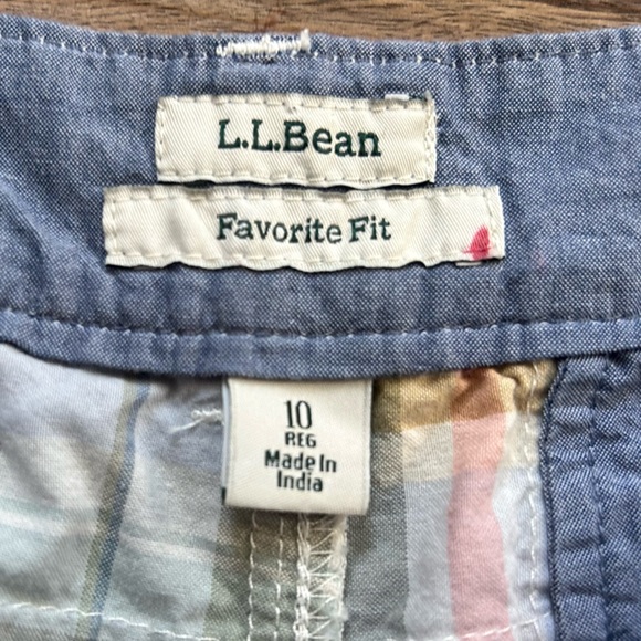 L.L. BEAN Vintage Patchwork Plaid Madras Bermuda Shorts Retro Coastal Preppy 10 - Picture 2 of 13